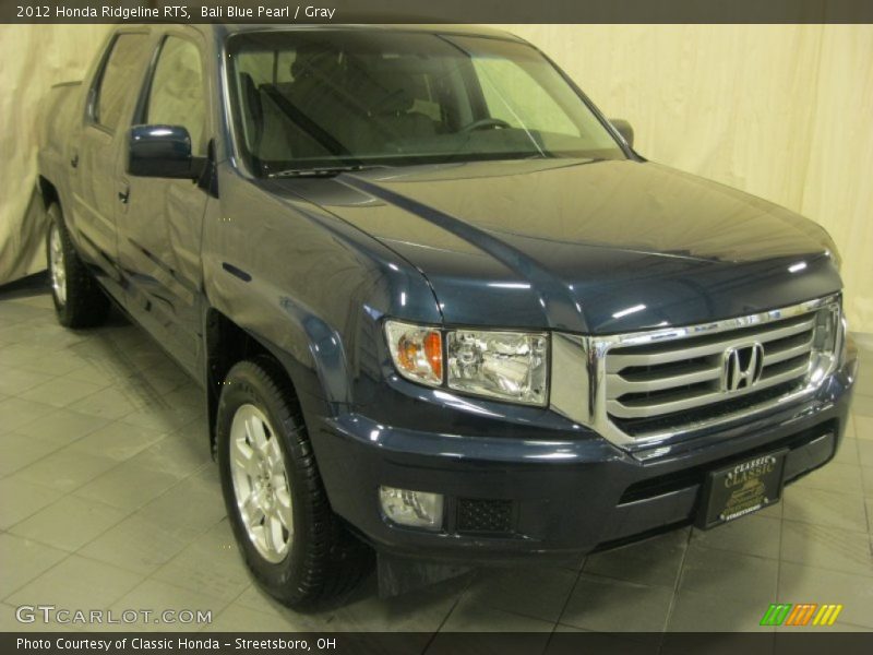 Bali Blue Pearl / Gray 2012 Honda Ridgeline RTS