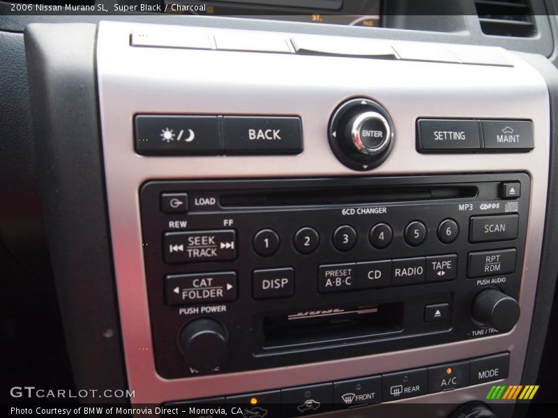 Super Black / Charcoal 2006 Nissan Murano SL