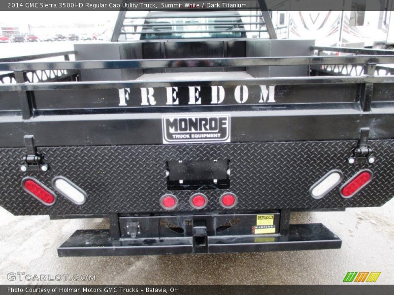 Summit White / Dark Titanium 2014 GMC Sierra 3500HD Regular Cab Utility Truck