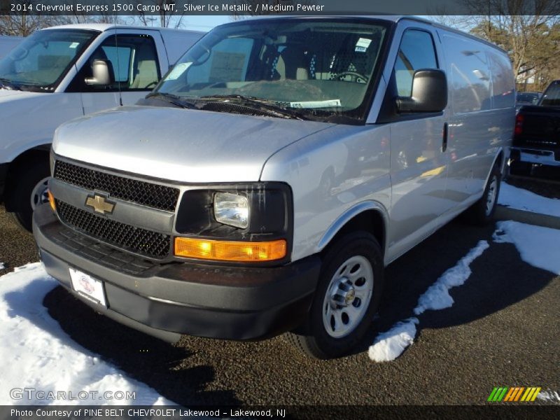 Silver Ice Metallic / Medium Pewter 2014 Chevrolet Express 1500 Cargo WT