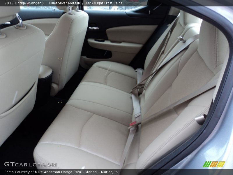 Billet Silver Metallic / Black/Light Frost Beige 2013 Dodge Avenger SE