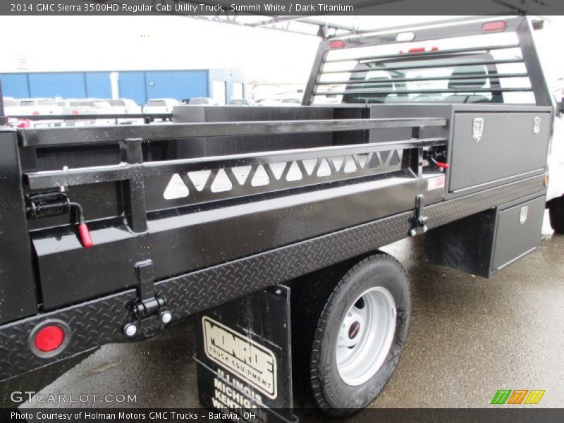 Summit White / Dark Titanium 2014 GMC Sierra 3500HD Regular Cab Utility Truck