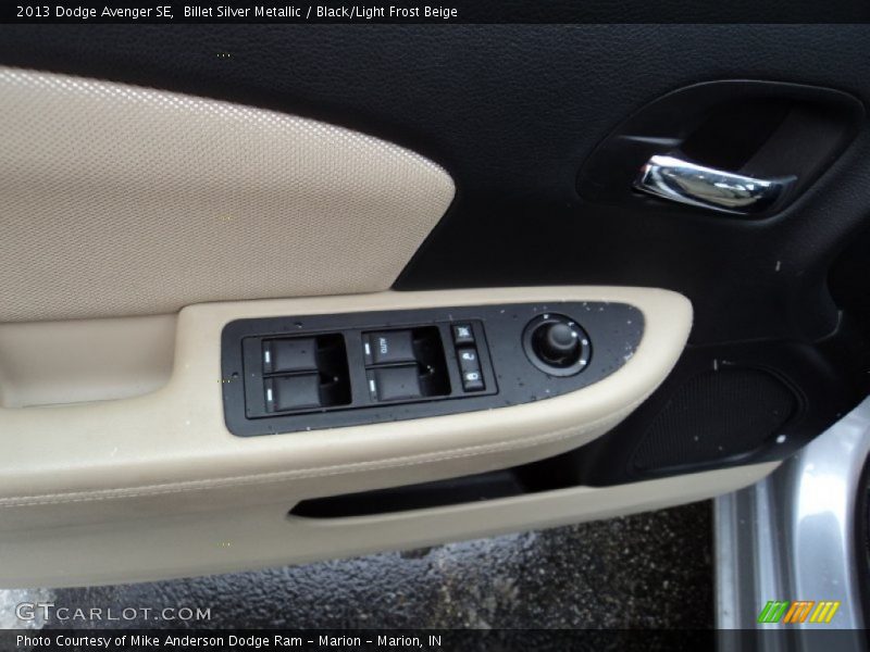 Billet Silver Metallic / Black/Light Frost Beige 2013 Dodge Avenger SE