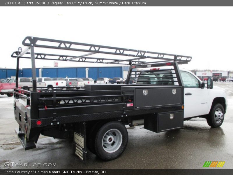 Summit White / Dark Titanium 2014 GMC Sierra 3500HD Regular Cab Utility Truck