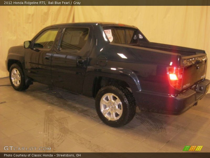 Bali Blue Pearl / Gray 2012 Honda Ridgeline RTS