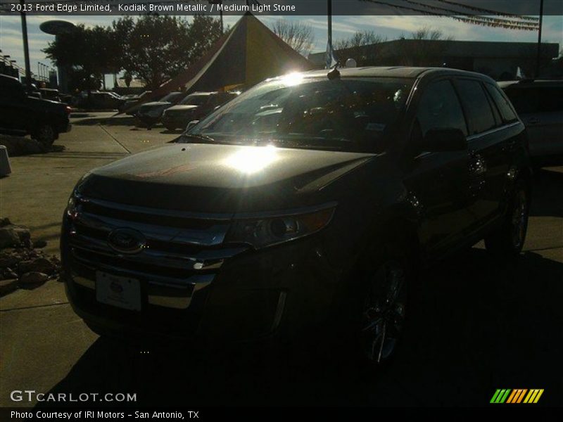 Kodiak Brown Metallic / Medium Light Stone 2013 Ford Edge Limited