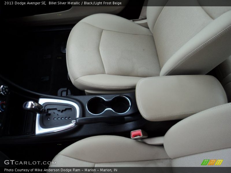 Billet Silver Metallic / Black/Light Frost Beige 2013 Dodge Avenger SE