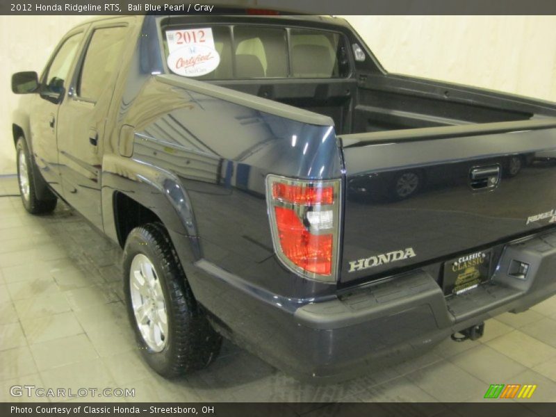 Bali Blue Pearl / Gray 2012 Honda Ridgeline RTS