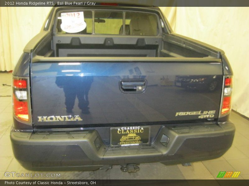 Bali Blue Pearl / Gray 2012 Honda Ridgeline RTS