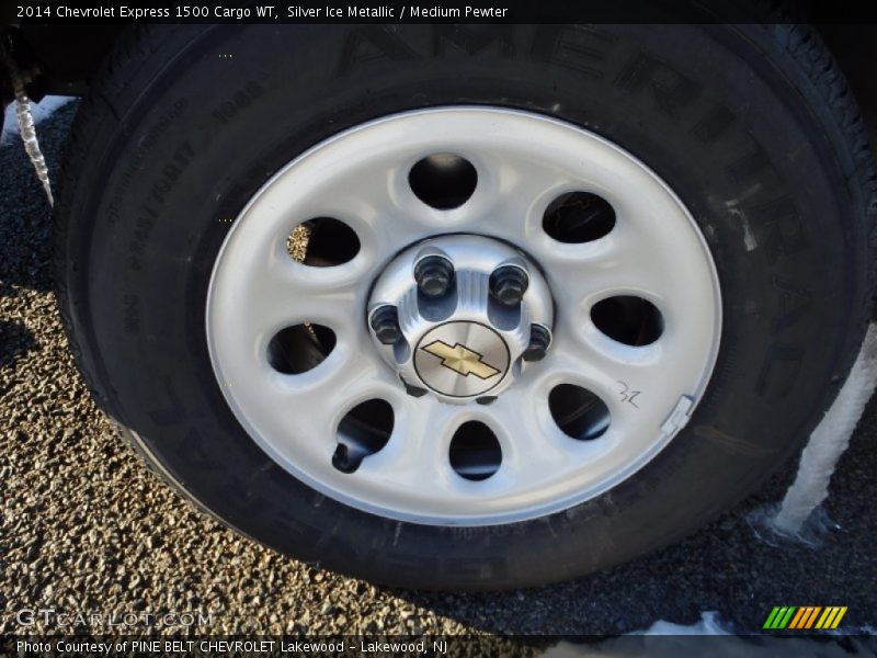 Silver Ice Metallic / Medium Pewter 2014 Chevrolet Express 1500 Cargo WT