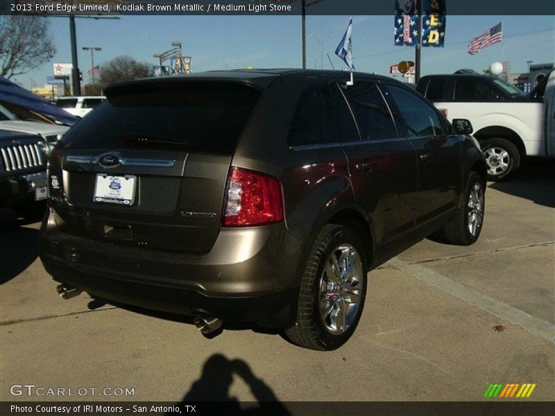 Kodiak Brown Metallic / Medium Light Stone 2013 Ford Edge Limited