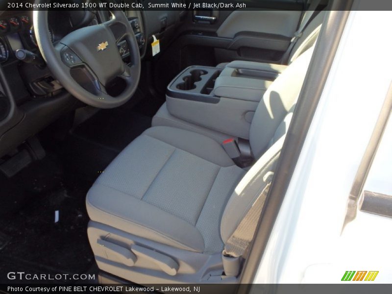 Summit White / Jet Black/Dark Ash 2014 Chevrolet Silverado 1500 WT Double Cab