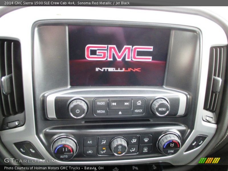 Sonoma Red Metallic / Jet Black 2014 GMC Sierra 1500 SLE Crew Cab 4x4