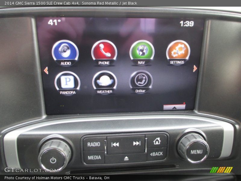 Sonoma Red Metallic / Jet Black 2014 GMC Sierra 1500 SLE Crew Cab 4x4