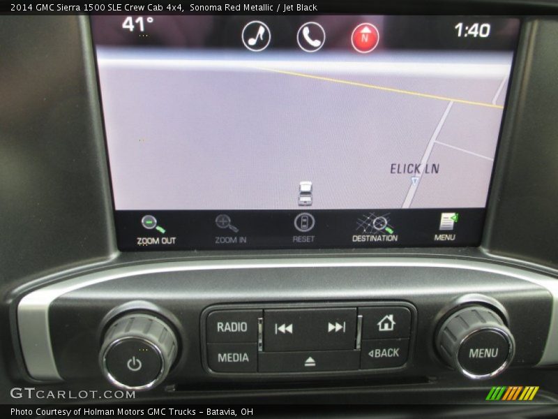 Sonoma Red Metallic / Jet Black 2014 GMC Sierra 1500 SLE Crew Cab 4x4