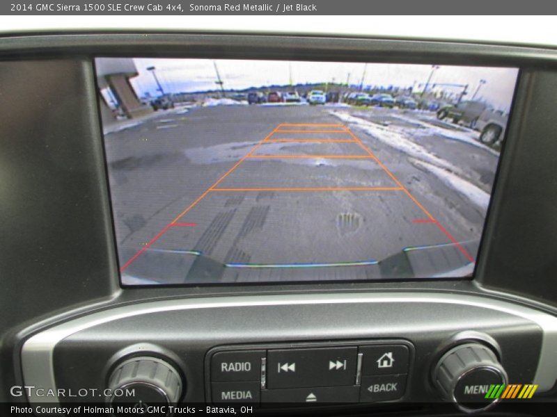 Sonoma Red Metallic / Jet Black 2014 GMC Sierra 1500 SLE Crew Cab 4x4