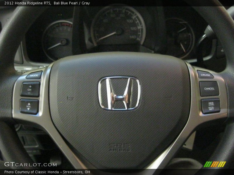 Bali Blue Pearl / Gray 2012 Honda Ridgeline RTS