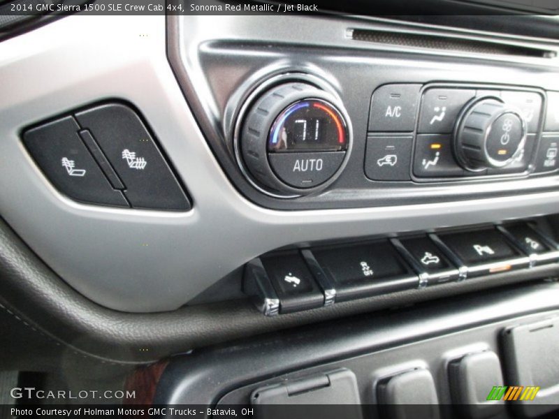 Sonoma Red Metallic / Jet Black 2014 GMC Sierra 1500 SLE Crew Cab 4x4