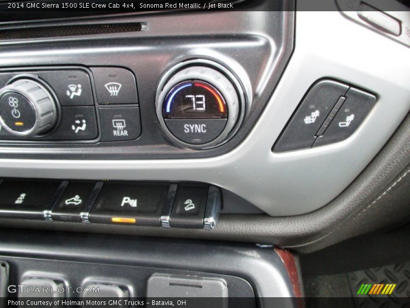 Sonoma Red Metallic / Jet Black 2014 GMC Sierra 1500 SLE Crew Cab 4x4