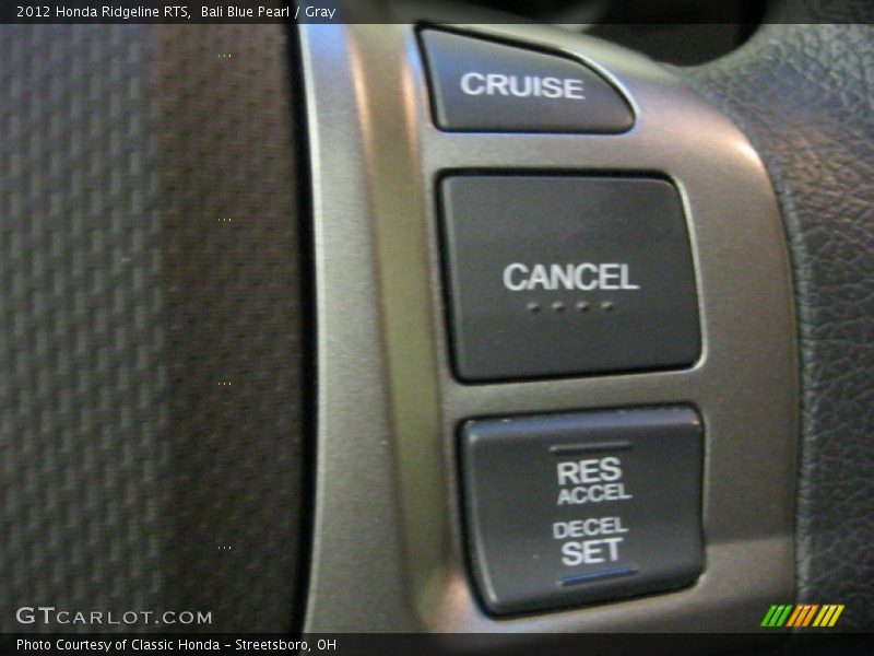 Bali Blue Pearl / Gray 2012 Honda Ridgeline RTS