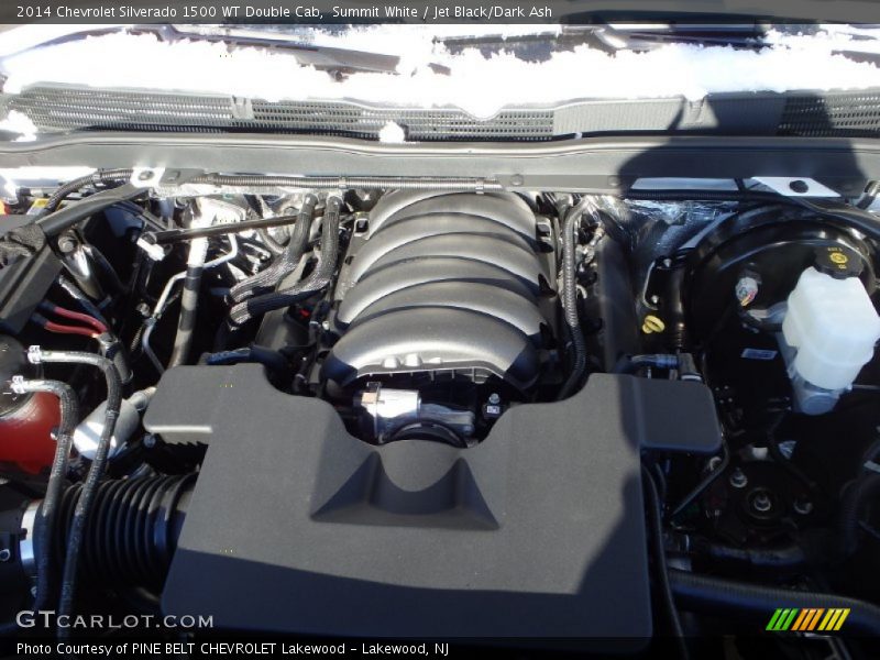 Summit White / Jet Black/Dark Ash 2014 Chevrolet Silverado 1500 WT Double Cab