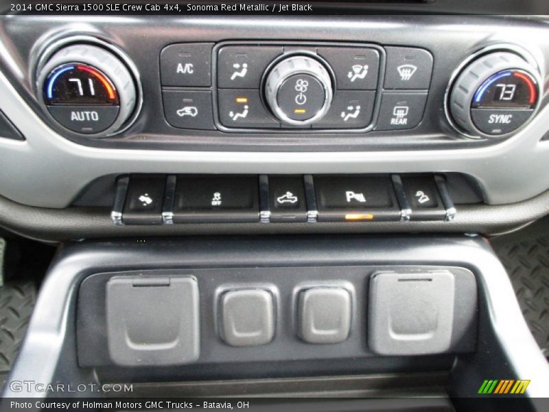 Sonoma Red Metallic / Jet Black 2014 GMC Sierra 1500 SLE Crew Cab 4x4