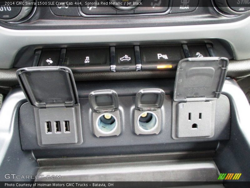 Sonoma Red Metallic / Jet Black 2014 GMC Sierra 1500 SLE Crew Cab 4x4
