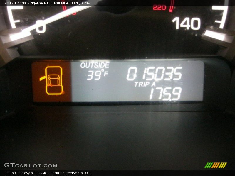 Bali Blue Pearl / Gray 2012 Honda Ridgeline RTS
