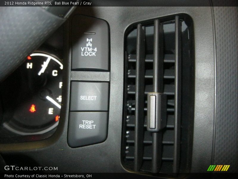 Bali Blue Pearl / Gray 2012 Honda Ridgeline RTS
