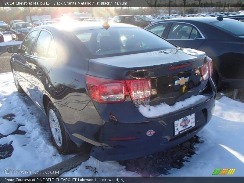 Black Granite Metallic / Jet Black/Titanium 2014 Chevrolet Malibu LS