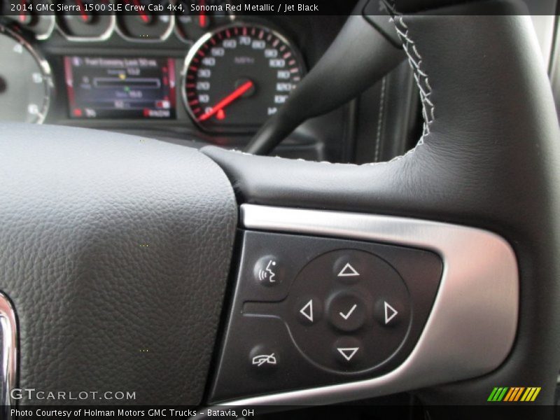 Sonoma Red Metallic / Jet Black 2014 GMC Sierra 1500 SLE Crew Cab 4x4