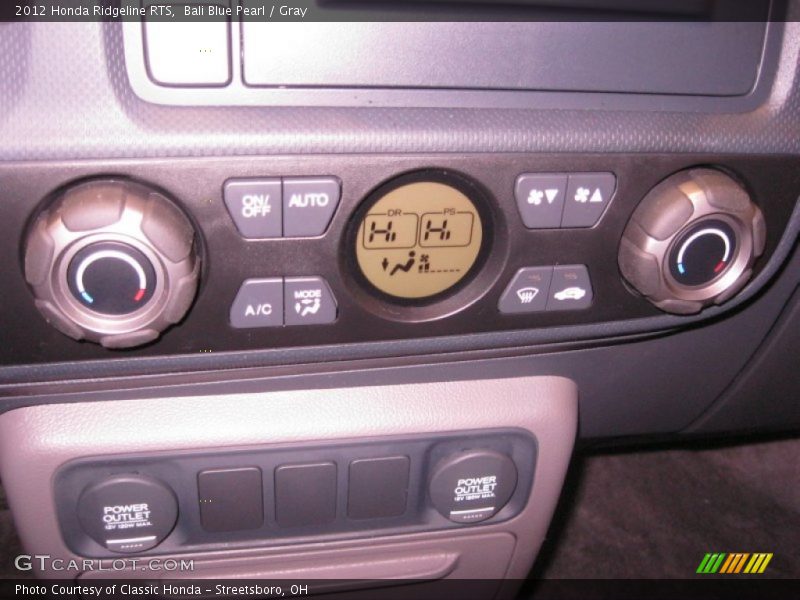 Bali Blue Pearl / Gray 2012 Honda Ridgeline RTS