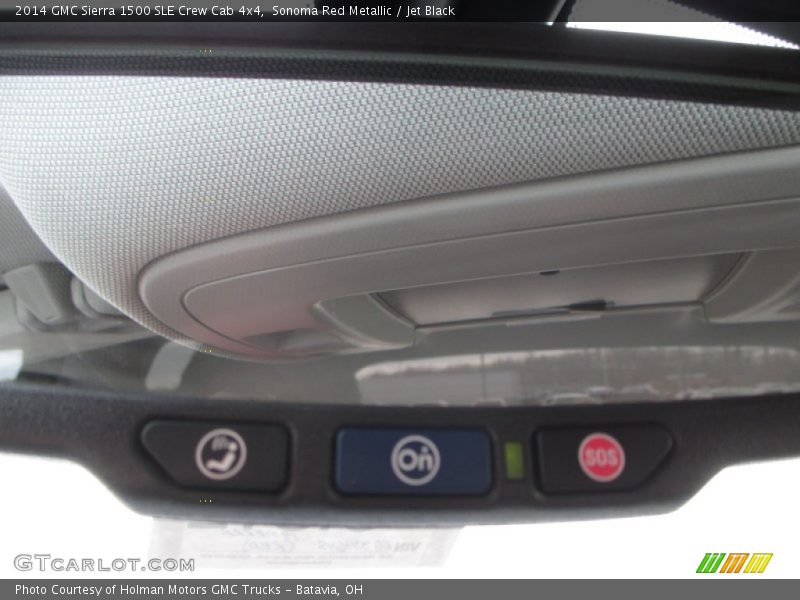 Sonoma Red Metallic / Jet Black 2014 GMC Sierra 1500 SLE Crew Cab 4x4