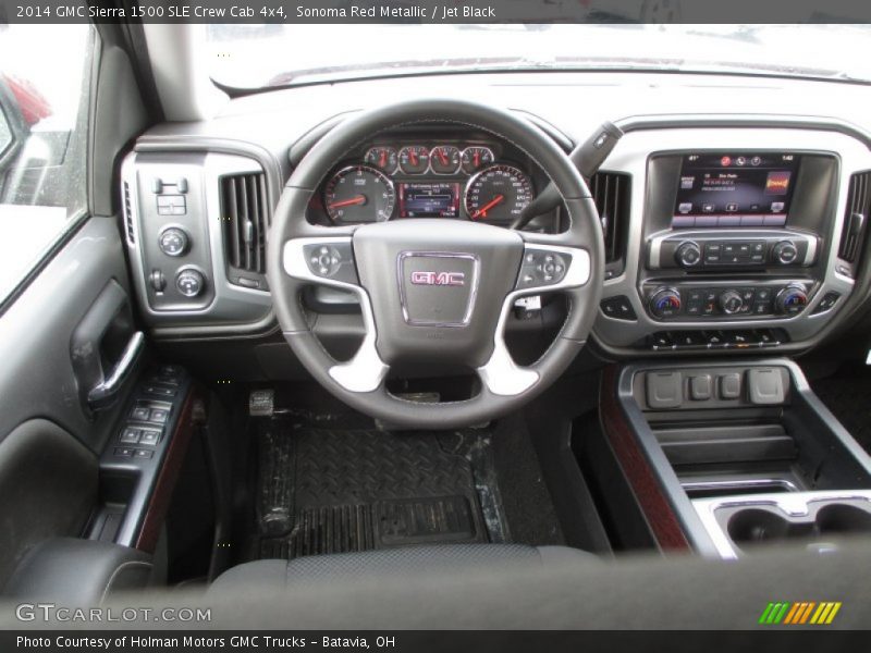 Sonoma Red Metallic / Jet Black 2014 GMC Sierra 1500 SLE Crew Cab 4x4