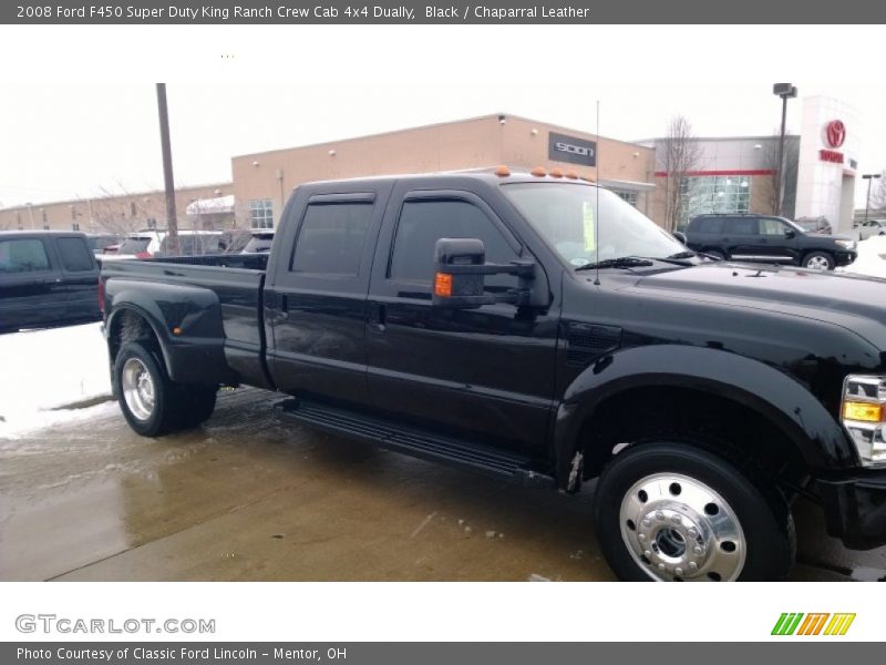 Black / Chaparral Leather 2008 Ford F450 Super Duty King Ranch Crew Cab 4x4 Dually