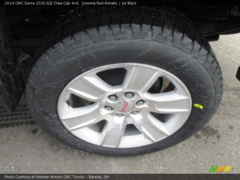 Sonoma Red Metallic / Jet Black 2014 GMC Sierra 1500 SLE Crew Cab 4x4