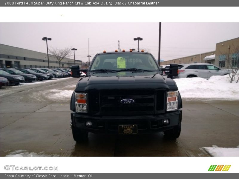 Black / Chaparral Leather 2008 Ford F450 Super Duty King Ranch Crew Cab 4x4 Dually