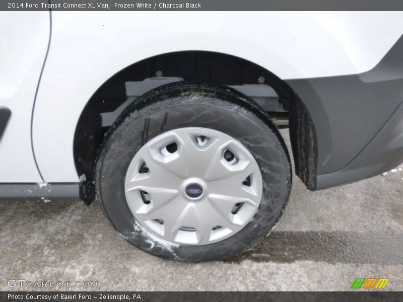 Frozen White / Charcoal Black 2014 Ford Transit Connect XL Van
