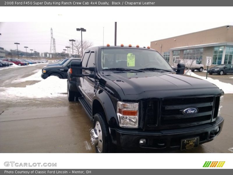 Black / Chaparral Leather 2008 Ford F450 Super Duty King Ranch Crew Cab 4x4 Dually