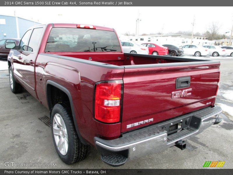 Sonoma Red Metallic / Jet Black 2014 GMC Sierra 1500 SLE Crew Cab 4x4