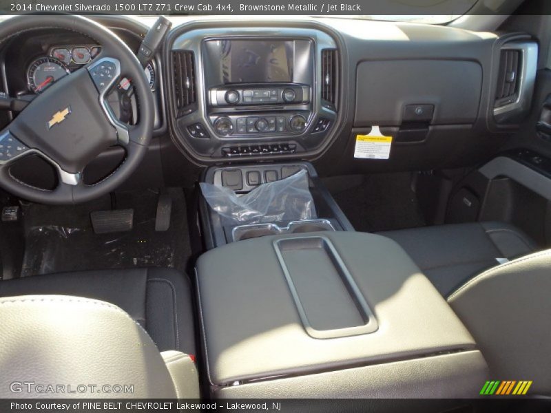 Brownstone Metallic / Jet Black 2014 Chevrolet Silverado 1500 LTZ Z71 Crew Cab 4x4