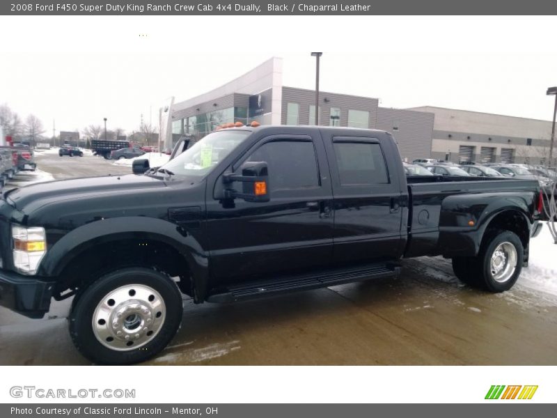 Black / Chaparral Leather 2008 Ford F450 Super Duty King Ranch Crew Cab 4x4 Dually