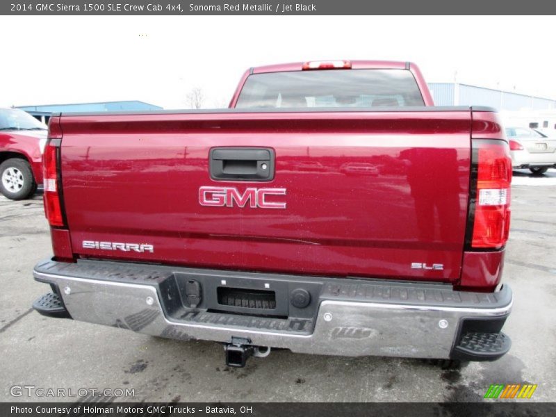 Sonoma Red Metallic / Jet Black 2014 GMC Sierra 1500 SLE Crew Cab 4x4