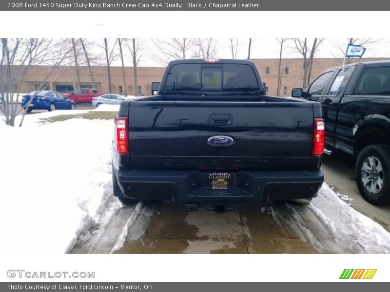 Black / Chaparral Leather 2008 Ford F450 Super Duty King Ranch Crew Cab 4x4 Dually