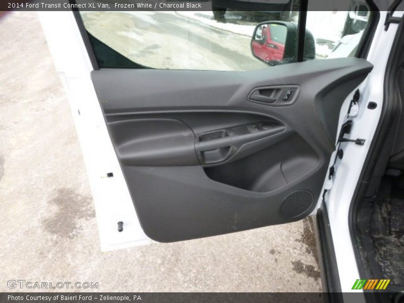 Frozen White / Charcoal Black 2014 Ford Transit Connect XL Van