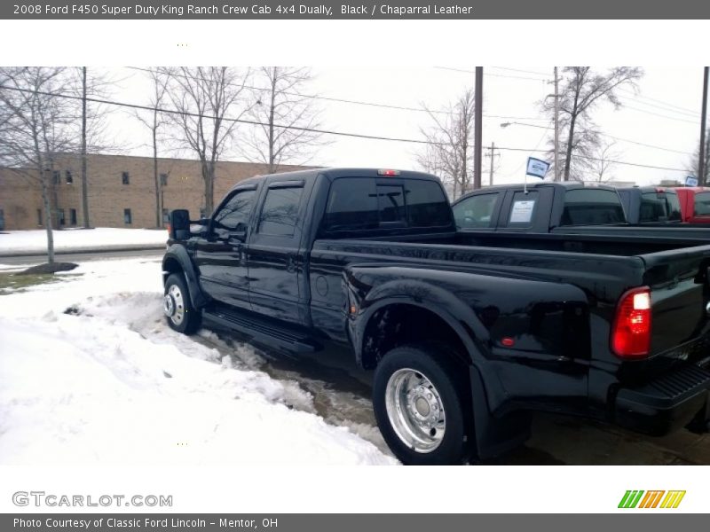 Black / Chaparral Leather 2008 Ford F450 Super Duty King Ranch Crew Cab 4x4 Dually