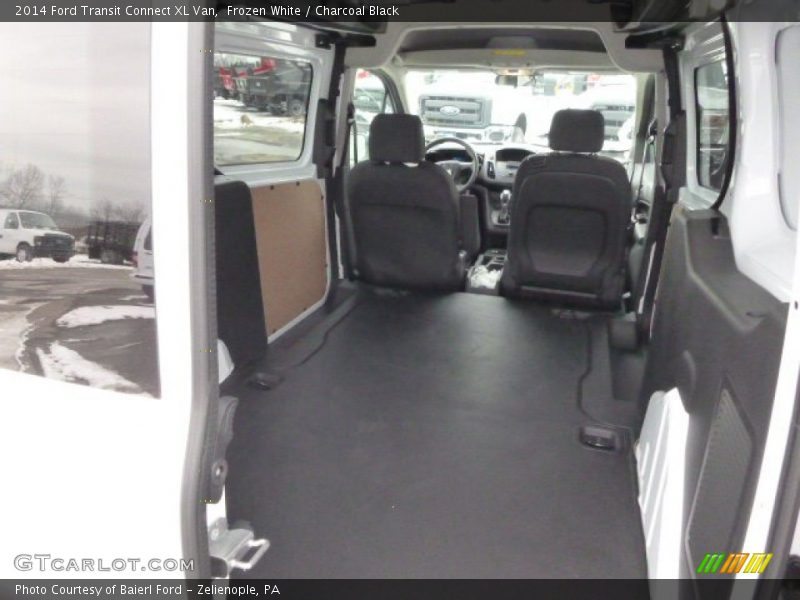 Frozen White / Charcoal Black 2014 Ford Transit Connect XL Van