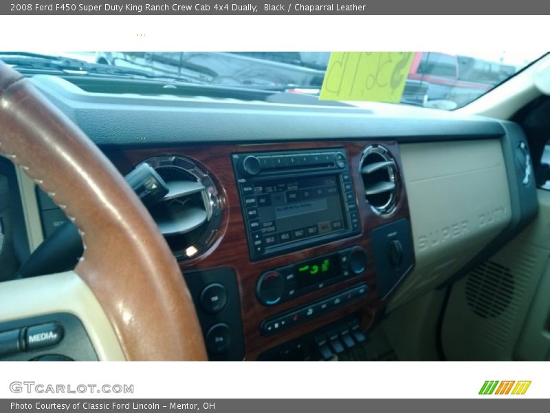 Black / Chaparral Leather 2008 Ford F450 Super Duty King Ranch Crew Cab 4x4 Dually