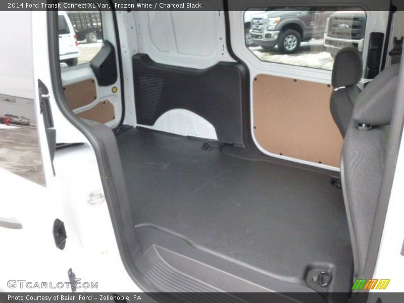 Frozen White / Charcoal Black 2014 Ford Transit Connect XL Van
