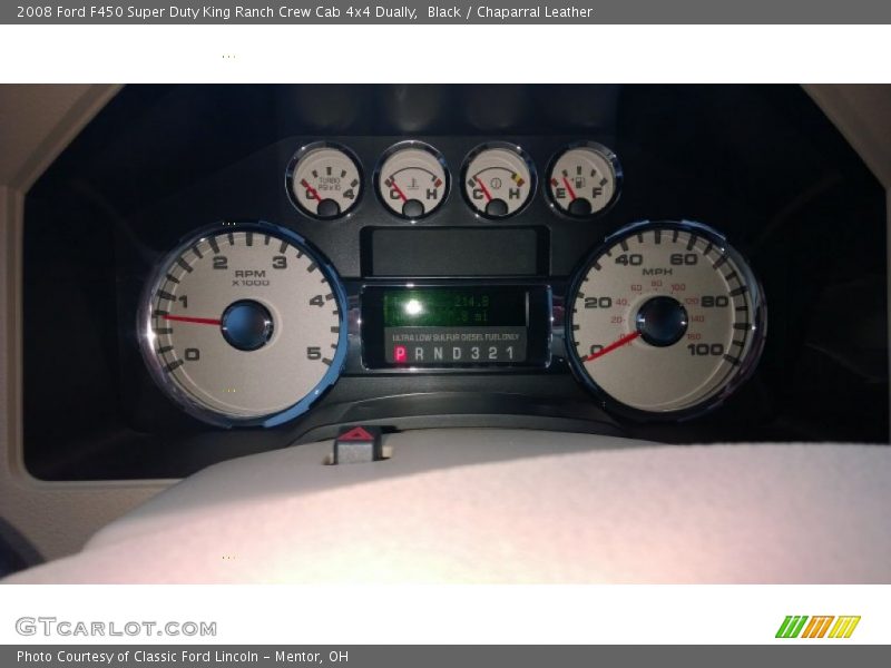 Black / Chaparral Leather 2008 Ford F450 Super Duty King Ranch Crew Cab 4x4 Dually